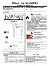 Harman Allure50 Pellet Stove Le manuel du propriétaire