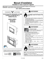Vermont Castings Gifford Wood Burning Insert Guide d'installation
