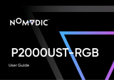 NOMVDIC P2000UST-RGB Manuel utilisateur
