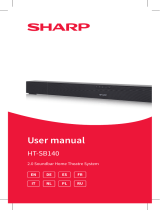 Sharp HT-SB140(MT) Le manuel du propriétaire