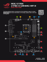 Asus ROG STRIX Z790-E GAMING WIFI II Guide de démarrage rapide