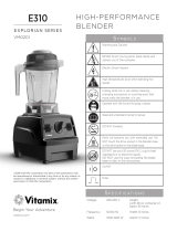 Vitamix E310 Le manuel du propriétaire
