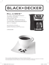 Black and Decker Appliances CM5000B Mode d'emploi
