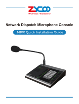 Zycoo M100 Dispatch Microphone Console Quick Guide d'installation