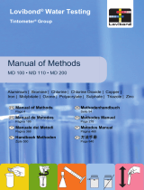 Lovibond Handbook of Methods MD100/110/200 Manuel utilisateur