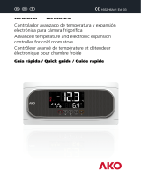 AKO AKO-16526A V2 Advanced temperature and electronic expansion controller for cold room store Guide de démarrage rapide