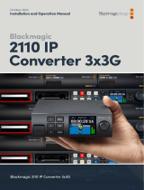 Blackmagic 2110 IP Converter 3x3G  Manuel utilisateur