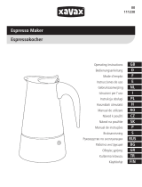 Xavax Stainless Steel Espresso Maker Manuel utilisateur