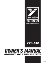 YORKVILLE YXL10SP Le manuel du propriétaire