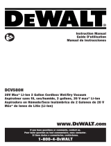 DeWalt DCV580H Le manuel du propriétaire