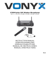 Vonyx STWM-Series VHF Wireless Microphones Le manuel du propriétaire