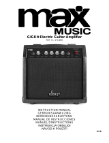 MaxMusic GIGKit Electric Guitar Amplifier 40W Le manuel du propriétaire