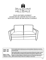 Hillsdale Furniture Jianna Upholstered Loveseat Le manuel du propriétaire