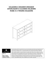 Hillsdale Furniture Holborn Wood 6 Drawer Dresser Le manuel du propriétaire