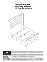 Hillsdale Furniture Memphis Upholstered Bed Le manuel du propriétaire