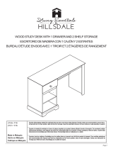 Hillsdale Furniture Campbell Wood Desk Le manuel du propriétaire