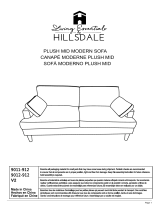 Hillsdale Furniture Positano Upholstered Sofa Le manuel du propriétaire