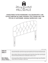 Hillsdale Furniture Blair Upholstered Headboard Le manuel du propriétaire