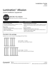 Lumination Allusion Louvers Guide d'installation