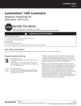 Lumination LRX Series 347V 277 Stepdown Transformer Kit Guide d'installation