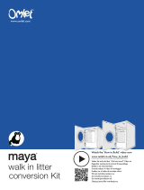 Omlet Maya cat house to litter box - conversion kit Instructions Manual