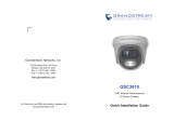 Grandstream GSC3610 Guide d'installation