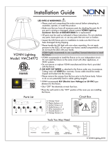 VONN Lighting VMC34972 Guide d'installation