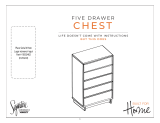 Ashley Five Drawer Guide d'installation
