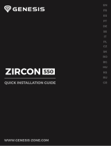 Genesis Zircon 550 Guide d'installation