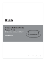 D-Link D-Link DBA-X2830P Nuclias Cloud Managed AX3600 Access Point Guide d'installation
