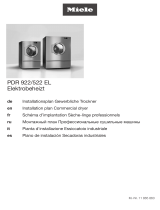 Miele PDR 922/522 EL Commercial Dryer Guide d'installation