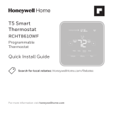 Honeywell RCHT8610WF Guide d'installation