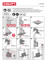Hilti CP 617 Guide d'installation
