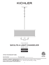 Kichler 82401 Sayulita 4-Light Chandelier Guide d'installation