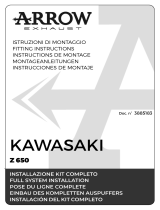 Arrow KAWASAKI Z 650 Guide d'installation