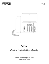 Fanvil V67 Guide d'installation