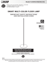 Ningbo Sunpu LedLUM-FLD20X110W08BK-3WF Smart Multicolor Floor Lamp