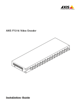 Axis P7316 Guide d'installation