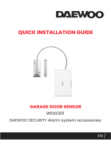 Daewoo G301 Garage Door Sensor Guide d'installation