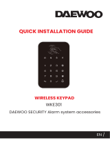 Daewoo WKE301 Guide d'installation