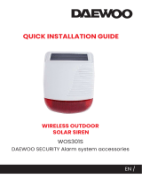 Daewoo WOS301S Guide d'installation