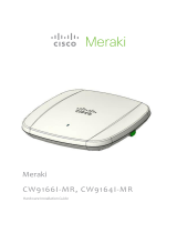 Cisco CW9166I-MR Meraki Ultra-High Performance Access Points Guide d'installation