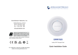 Grandstream GWN7625 Guide d'installation