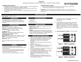 SYNAPSE Bridge 485 Wireless Sensor Interface Guide d'installation