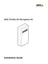 Axis Communications TU1002-VE Guide d'installation