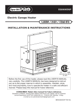 Dyna-Glo Dyna-Glo EG5000DGP Electric Garage Heater Guide d'installation