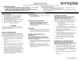 SYNAPSE DIM10-087-06-FW Controller Cut Sheet Guide d'installation