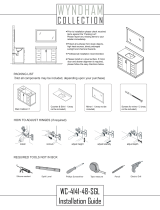 Wyndham Collection WC-4141-48-SGL Guide d'installation