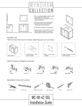 Wyndham Collection WC-1111-42-SGL Guide d'installation