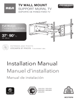 RCA TV Wall Mount Guide d'installation